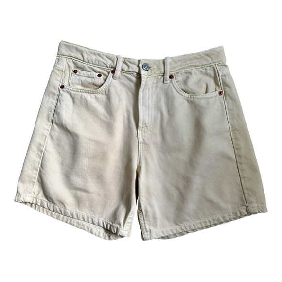 Zara Pants - 🤍 ZARA High-Waisted Cotton Shorts | Size 6 (MEX 28)